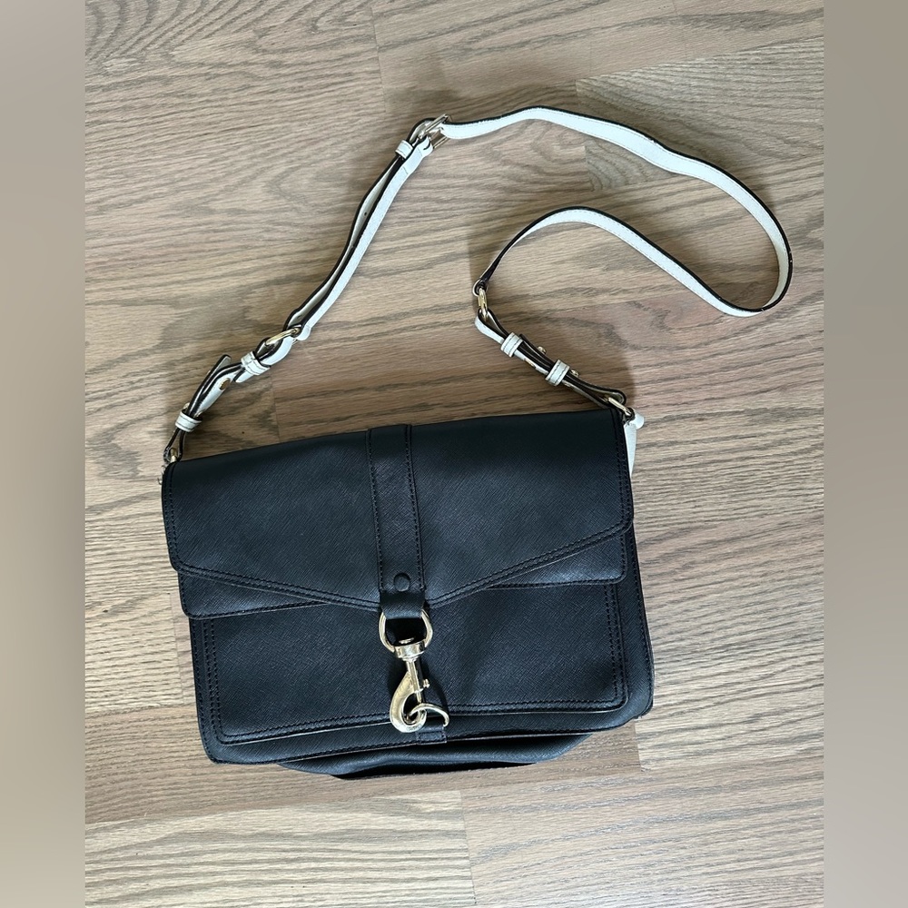 Rebecca Minkoff Hudson Moto Leather Crossbody Bag